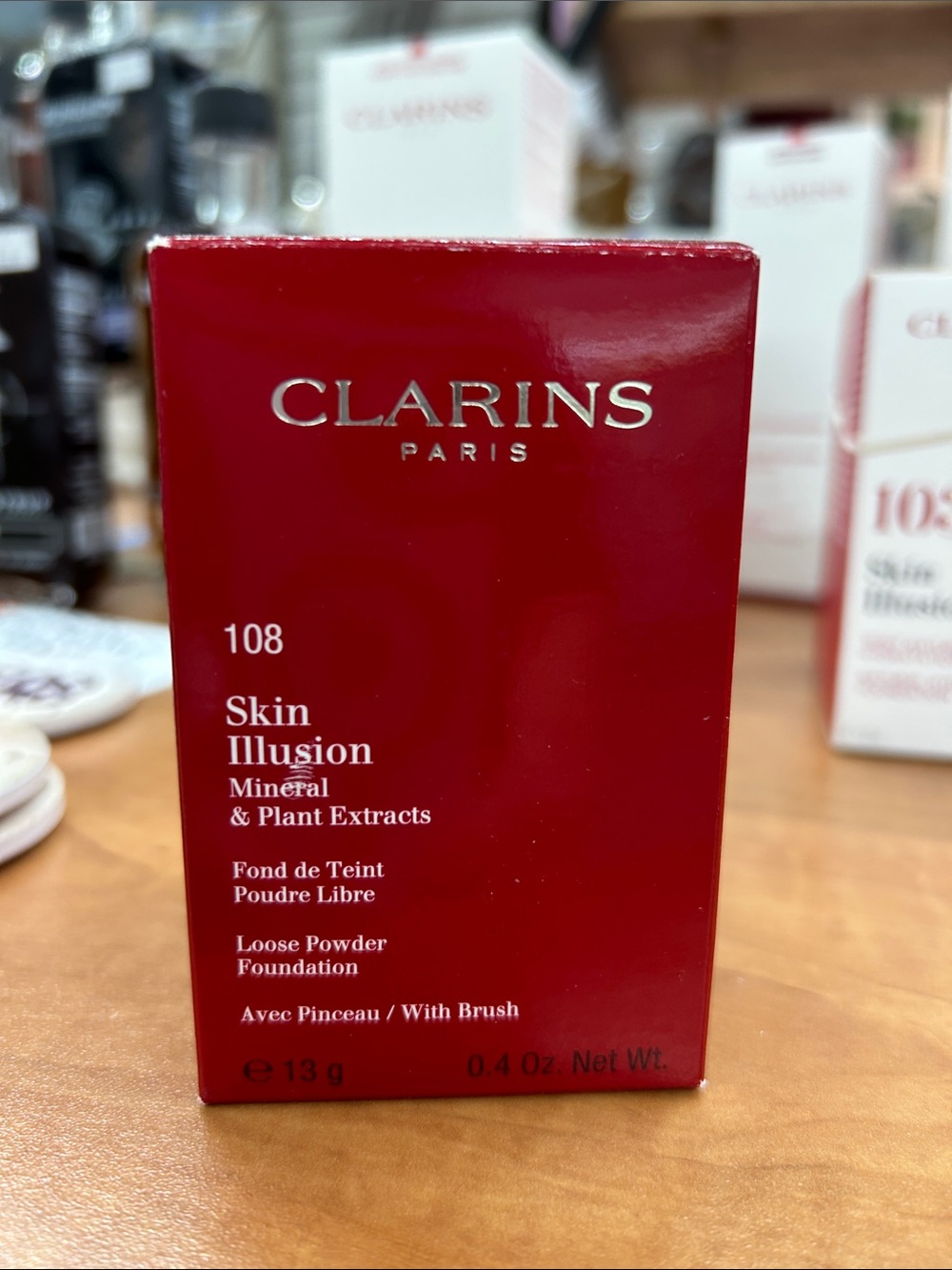 Clarins Skin Illusion Loose Powder Foundation - Red Box